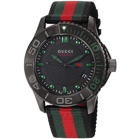 gucci nylon watch|gucci watch for men.